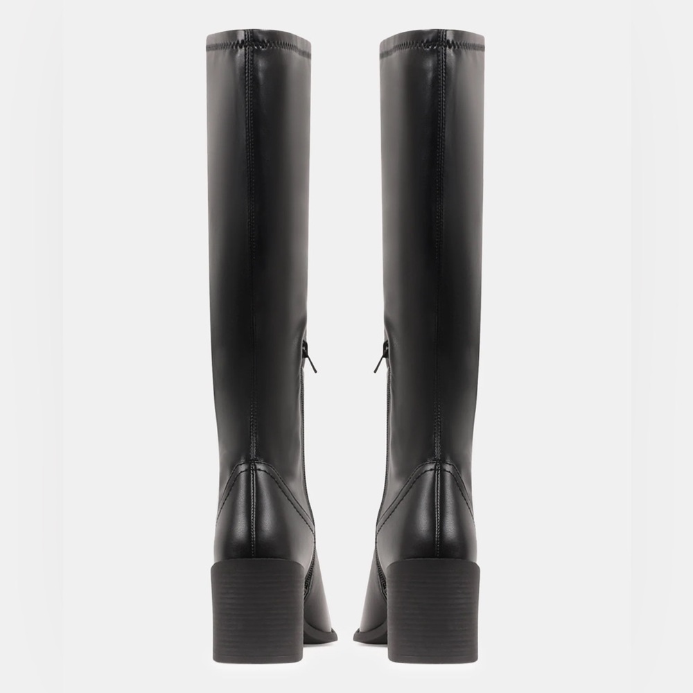 Steve Madden Zoeey Black Knee-high Boots - Picture 3 of 14